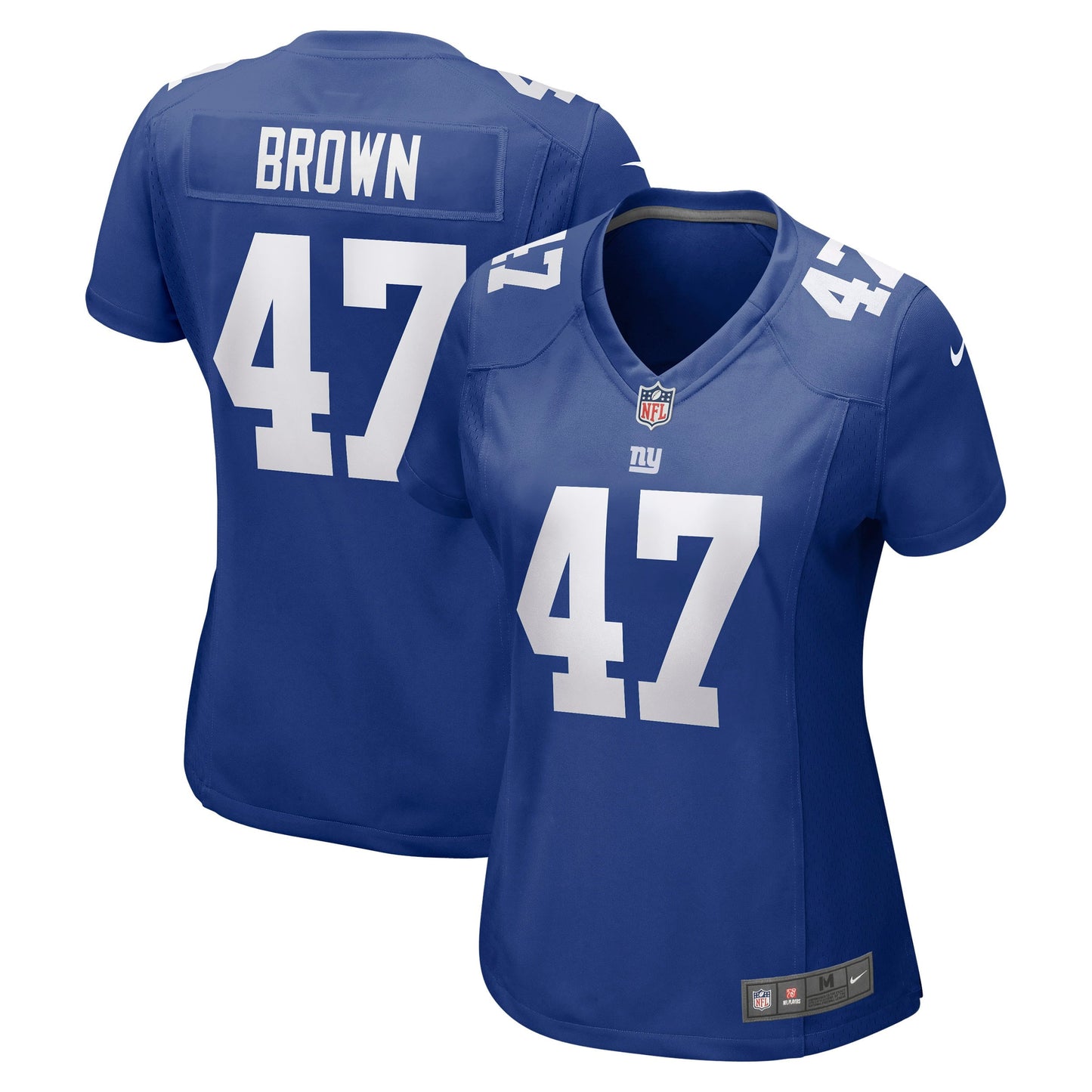 Women's Nike Cam Brown Royal New York Giants Game Jersey