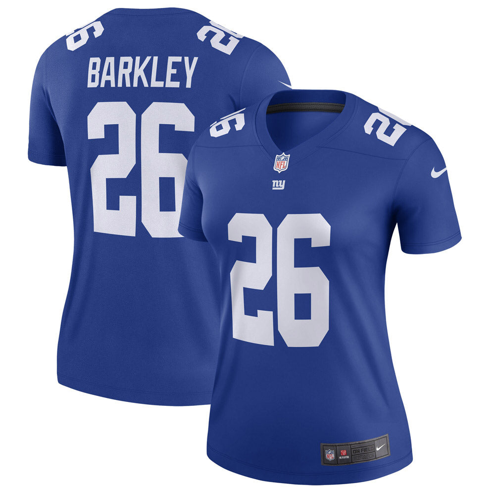 Women's New York Giants Saquon Barkley Legend Jersey Royal Blue