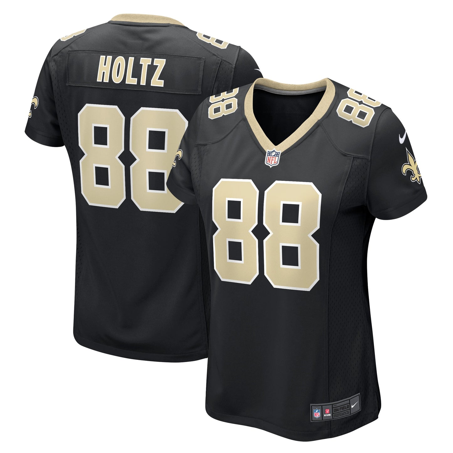 J.P. Holtz New Orleans Saints Nike Women's Game Player Jersey - Black