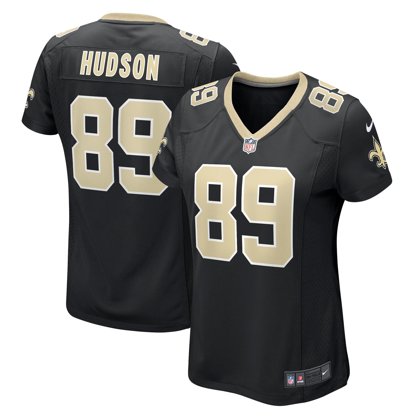 Tommy Hudson New Orleans Saints Nike Women's Team Game Jersey -  Black