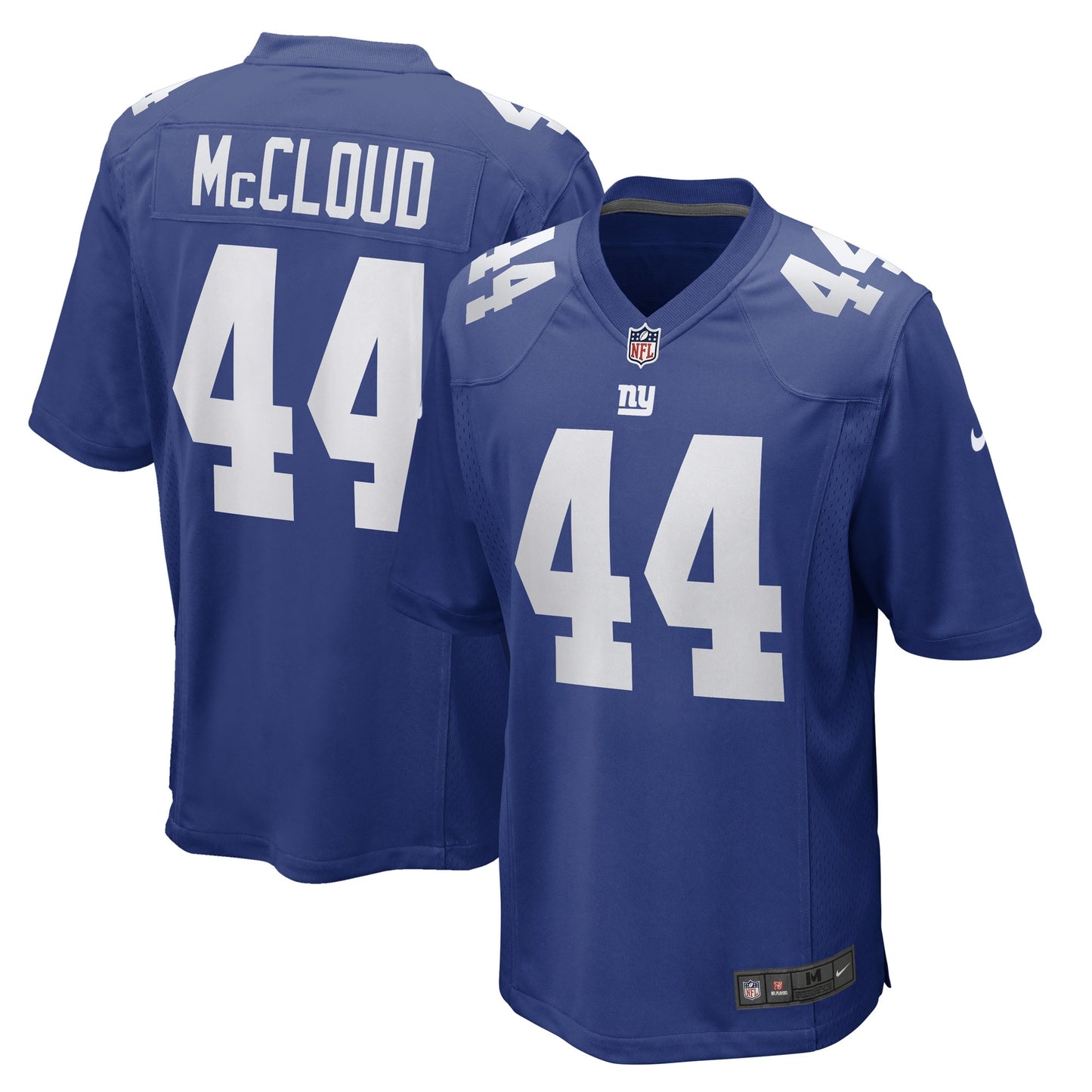 Nick McCloud New York Giants Nike Game Player Jersey - Royal