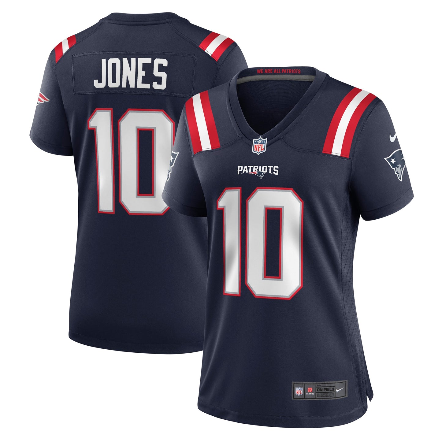 Mac Jones New England Patriots Nike Women's Player Jersey - Navy