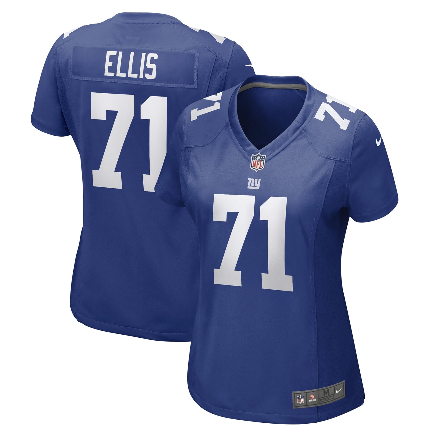Justin Ellis New York Giants Nike Women's Game Player Jersey - Royal