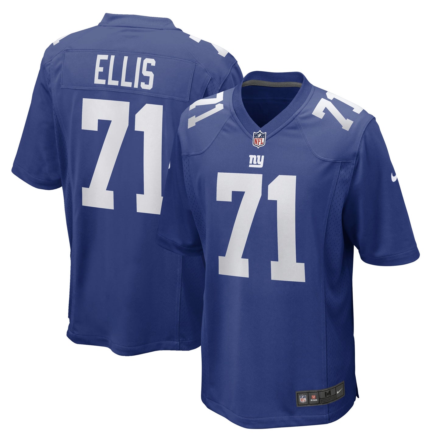 Justin Ellis New York Giants Nike Game Player Jersey - Royal