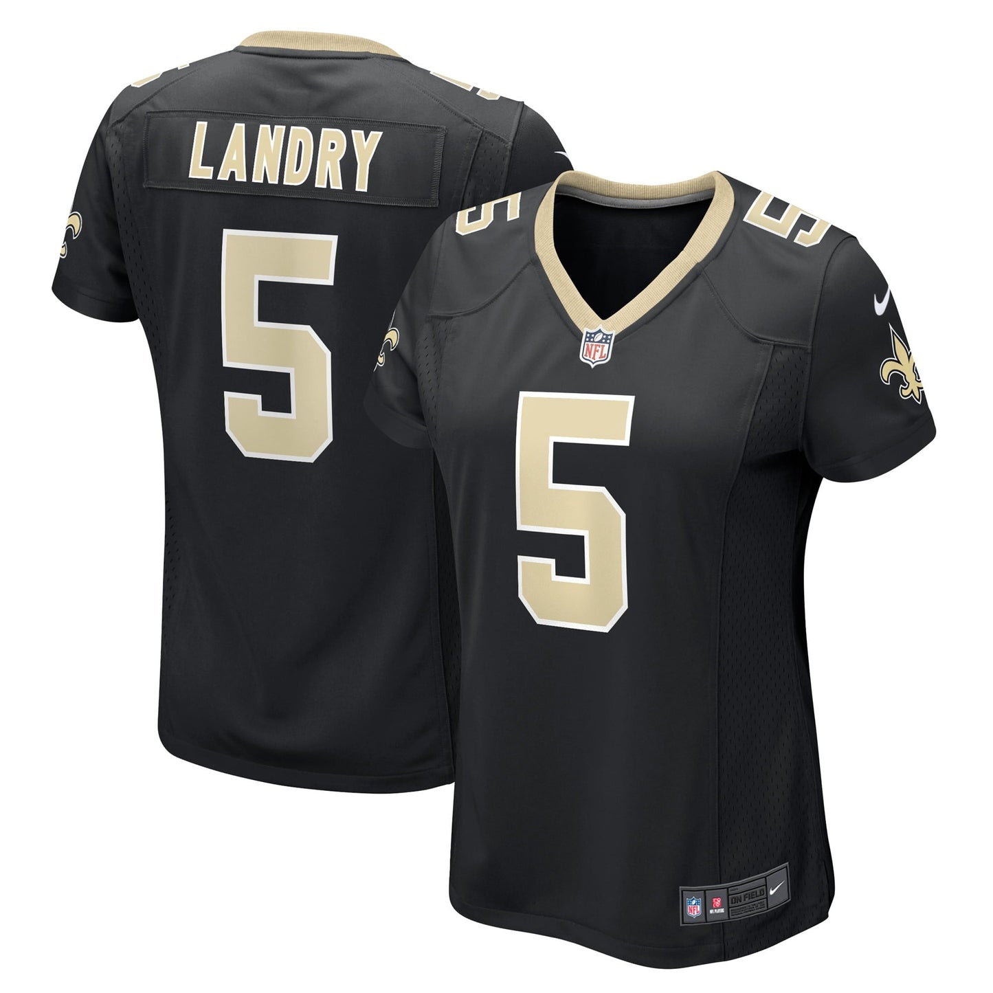 Women's Nike Jarvis Landry Black New Orleans Saints Player Game Jersey
