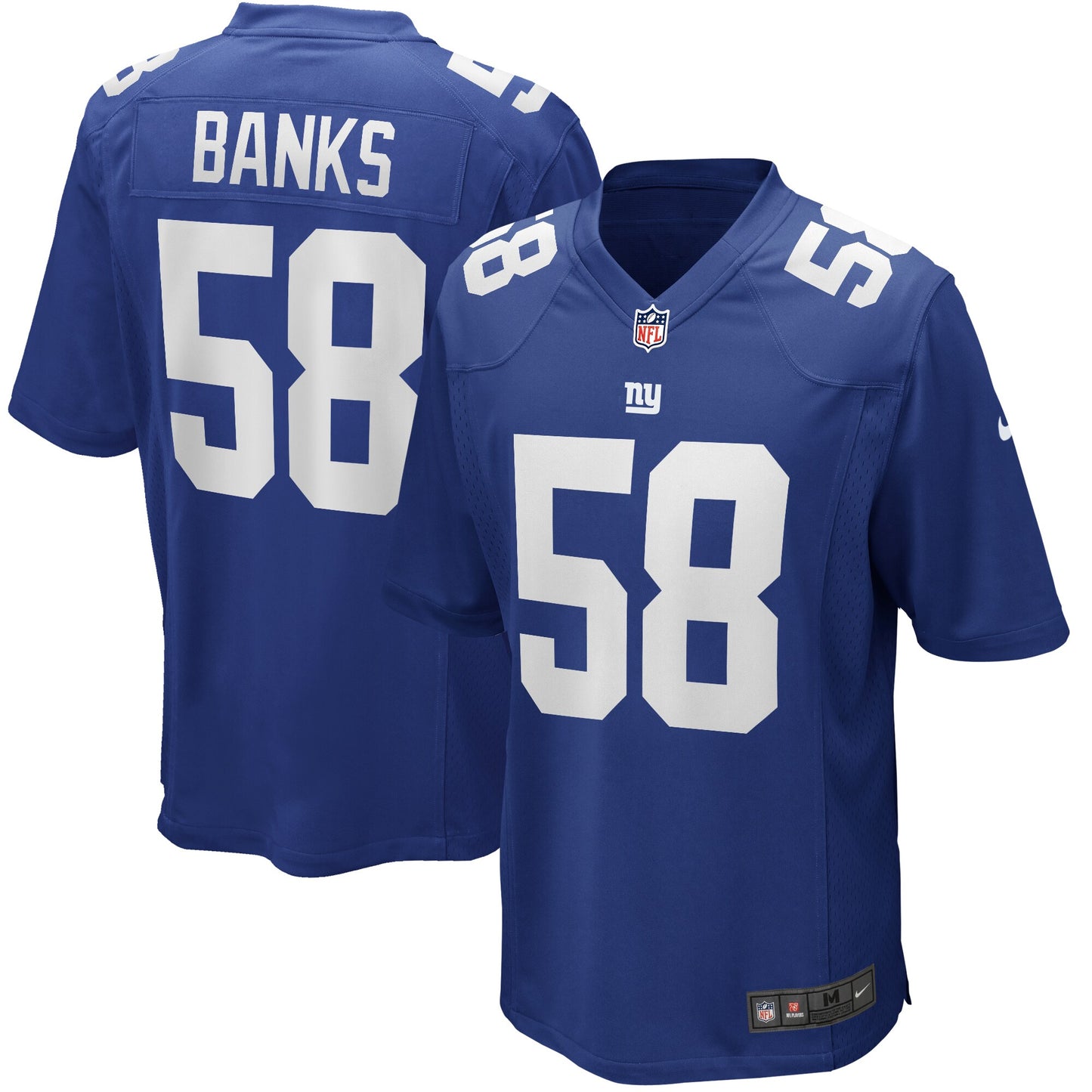 Carl Banks New York Giants Nike Game Retired Player Jersey - Royal