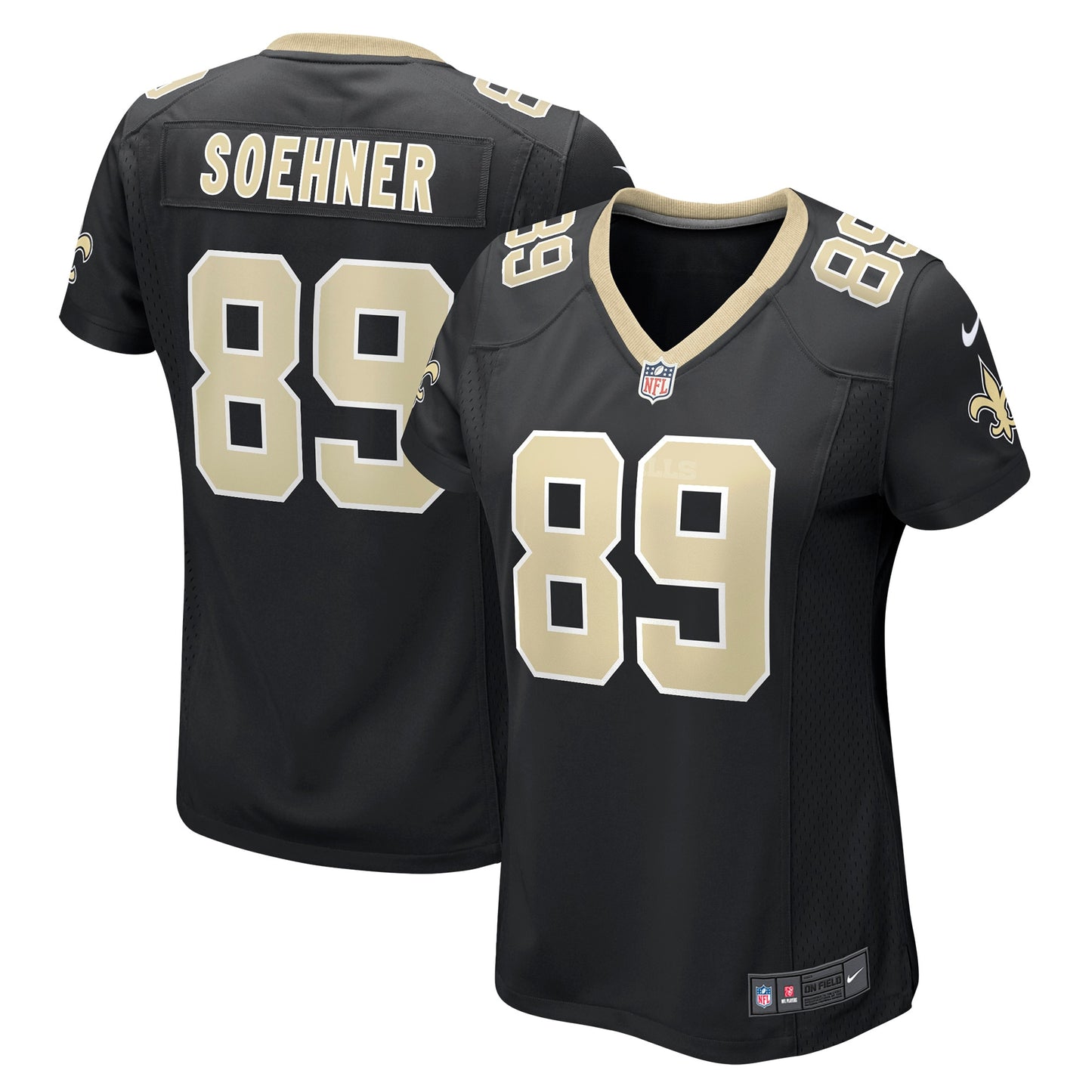 Dylan Soehner New Orleans Saints Nike Women's Game Jersey - Black