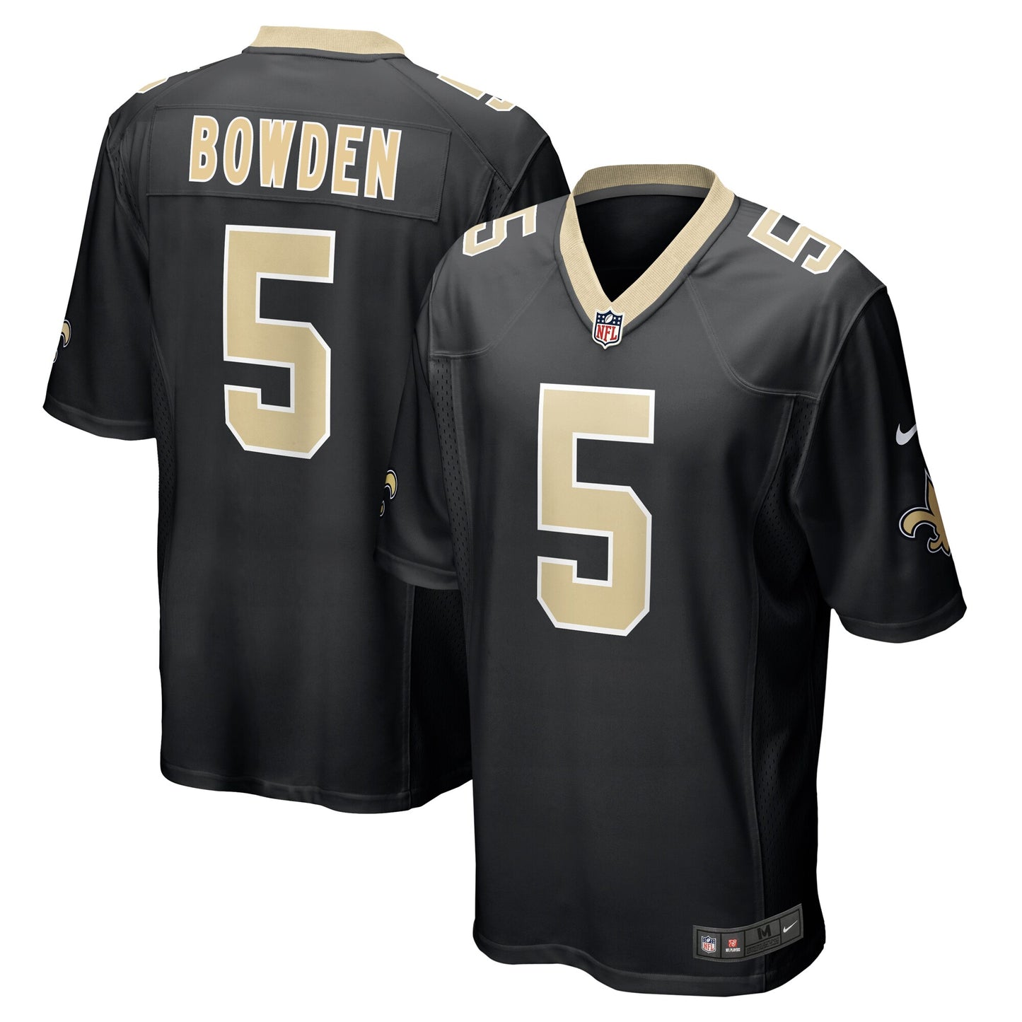 Lynn Bowden Jr. New Orleans Saints Nike Team Game Jersey -  Black