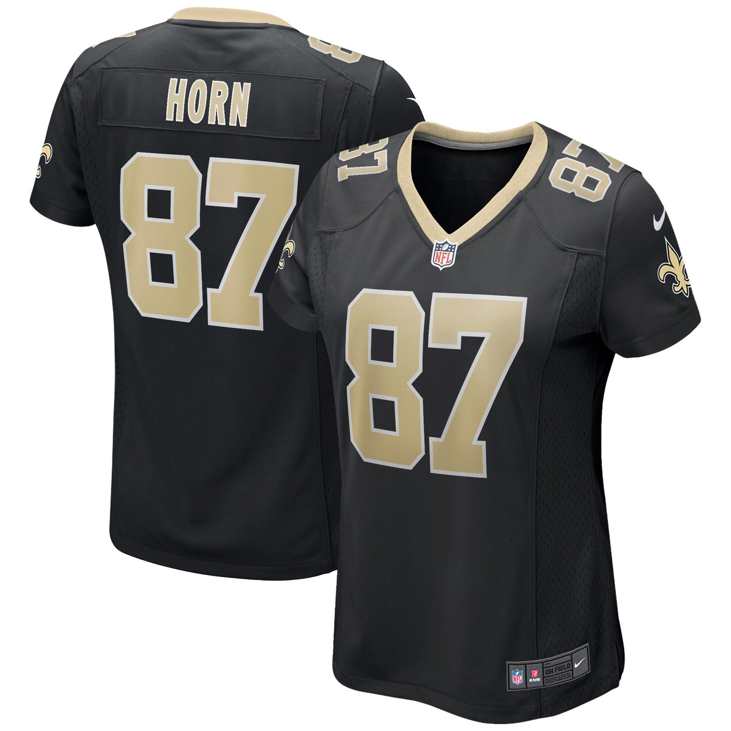 Joe Horn New Orleans Saints Nike Women's Game Retired Player Jersey - Black