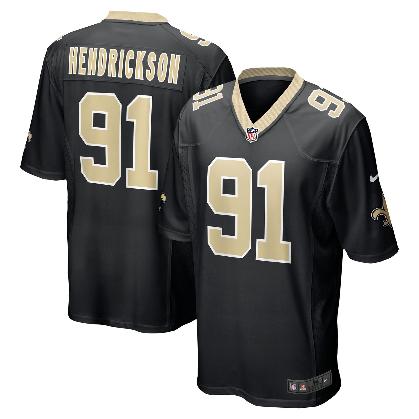 Trey Hendrickson New Orleans Saints Nike Game Jersey - Black