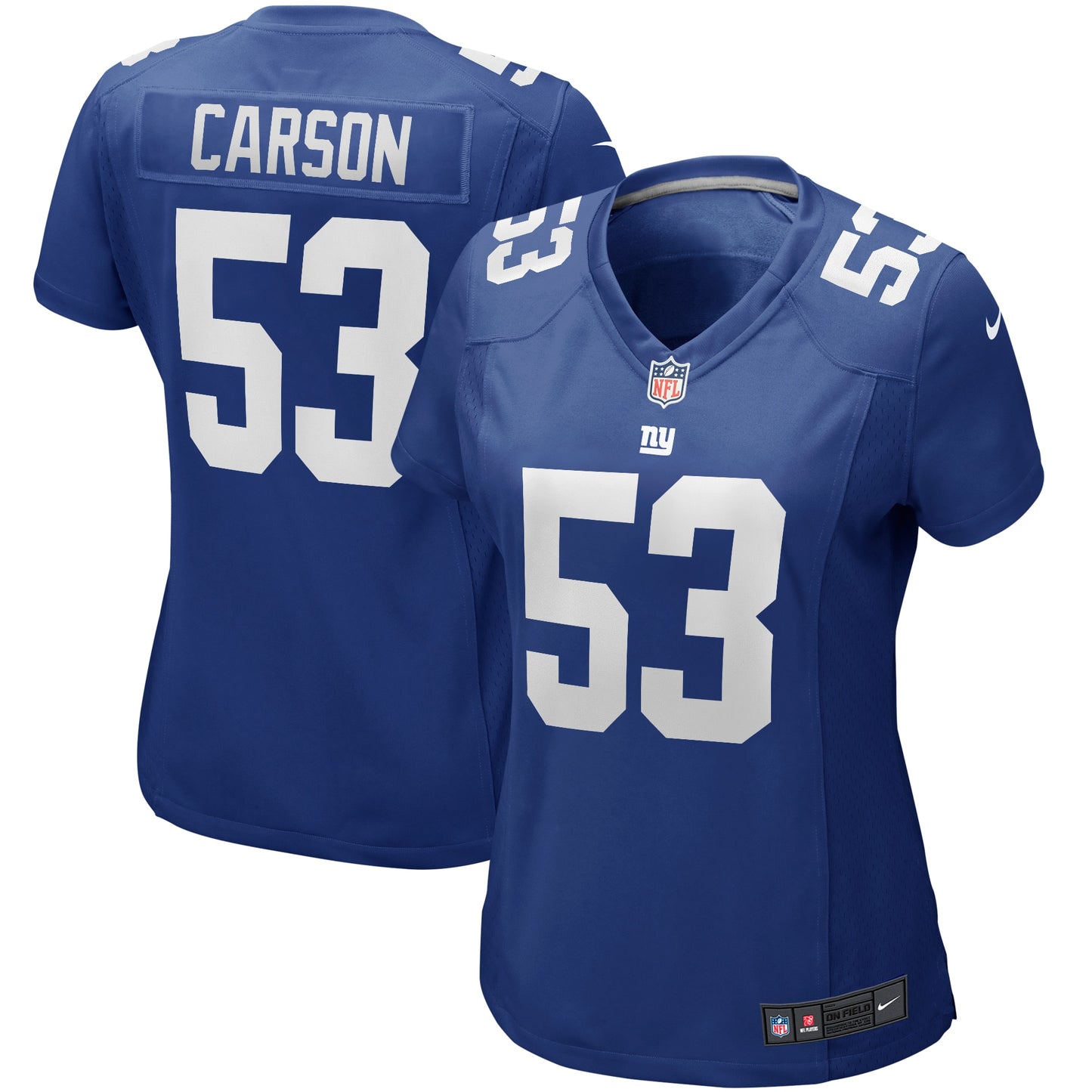 Harry Carson New York Giants Nike Women's Game Retired Player Jersey - Royal