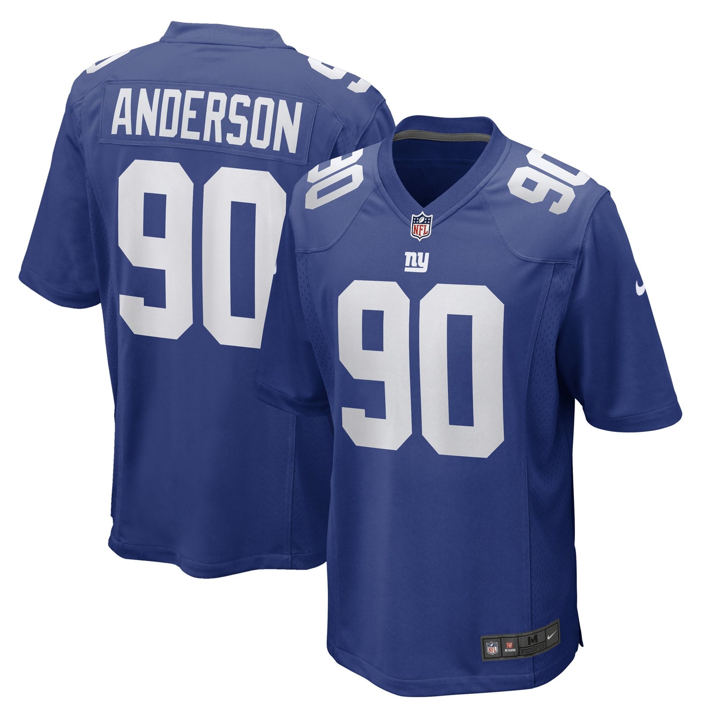 Ryder Anderson New York Giants Nike Game Player Jersey - Royal