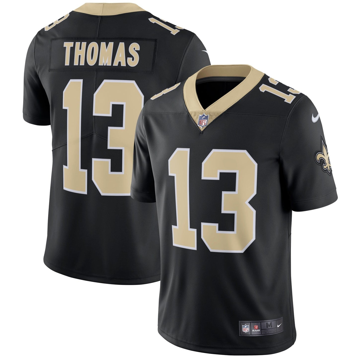 Men's Nike Michael Thomas Black New Orleans Saints Vapor Untouchable Limited Player Jersey