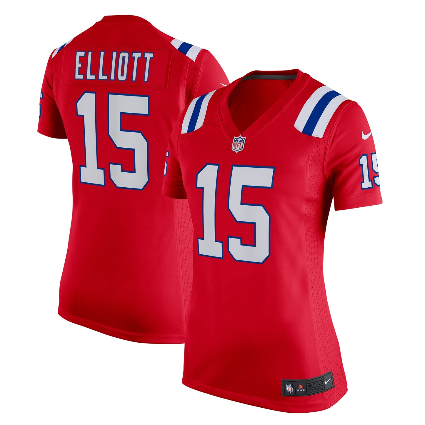 Ezekiel Elliott New England Patriots Nike Women's Alternate Game Player Jersey - Red