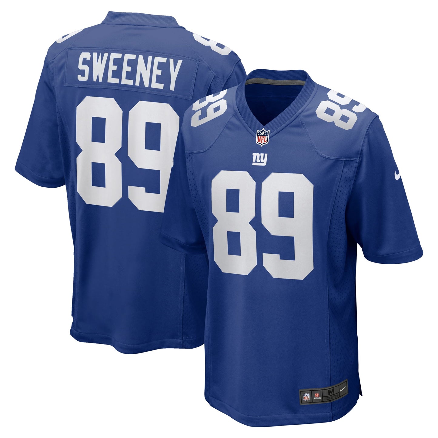 Men's Nike Tommy Sweeney Royal New York Giants Game Jersey