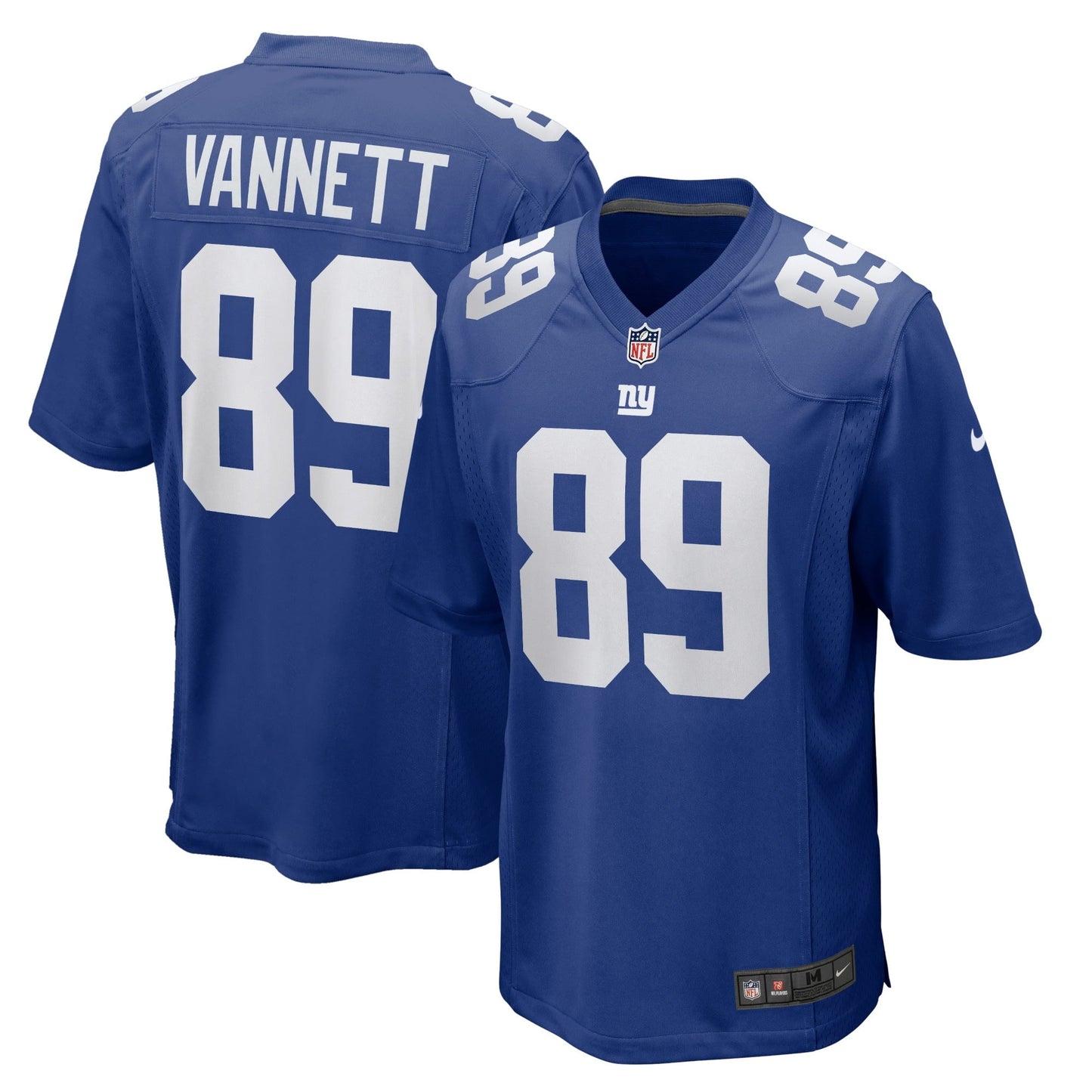 Men's Nike Nick Vannett Royal New York Giants Home Game Player Jersey