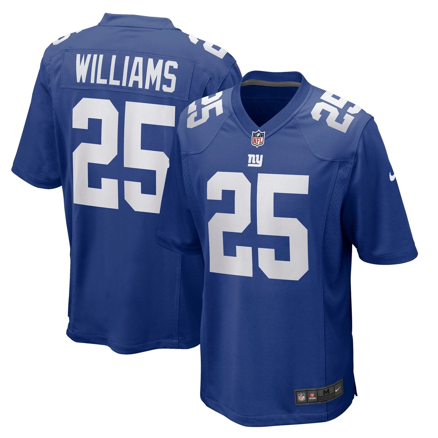 Men's Nike Rodarius Williams Royal New York Giants Game Player Jersey