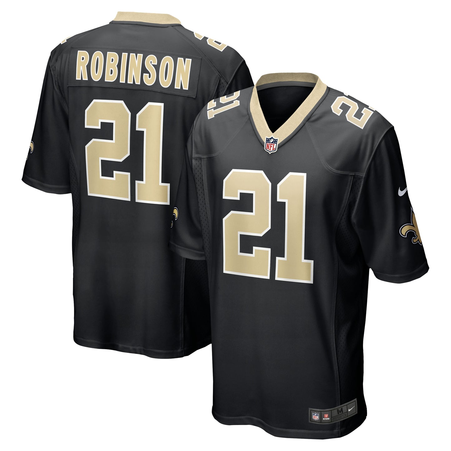 Patrick Robinson New Orleans Saints Nike Game Jersey - Black