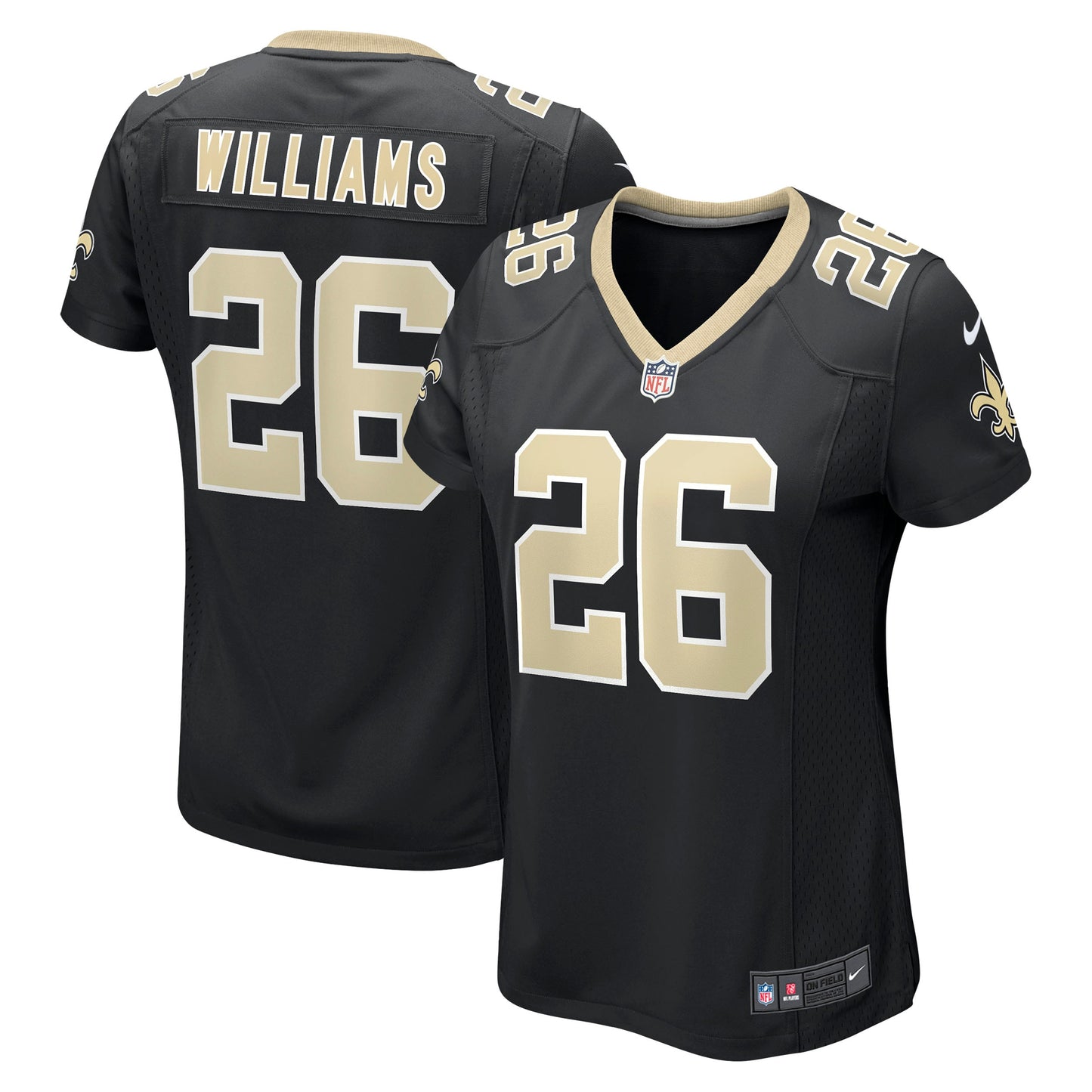P.J. Williams New Orleans Saints Nike Women's Game Jersey - Black