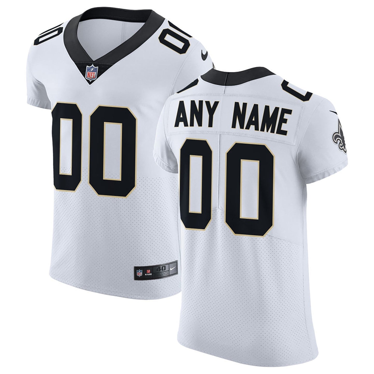 New Orleans Saints Nike Vapor Untouchable Elite Custom Jersey - White